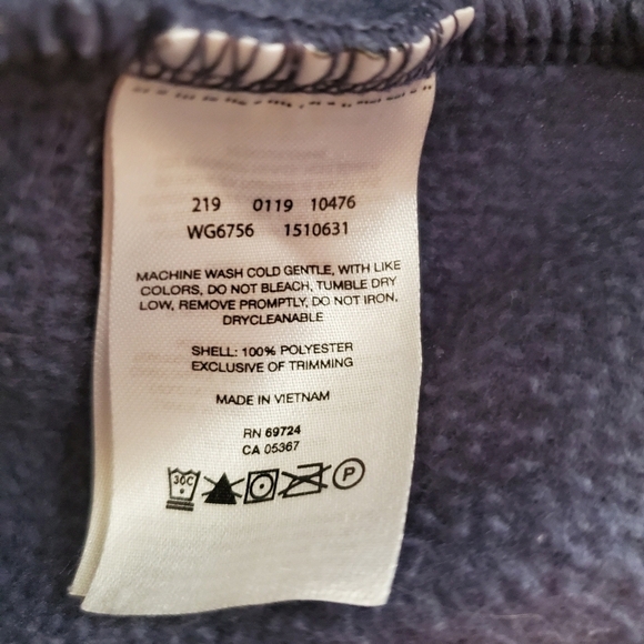 Columbia Girls Zipup Fleece Jacket size M (10/12) - Picture 6 of 6